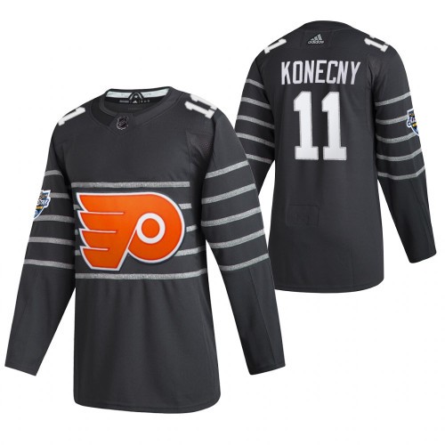 Philadelphia Flyers Trikot Travis Konecny Grau 2020 NHL All Star